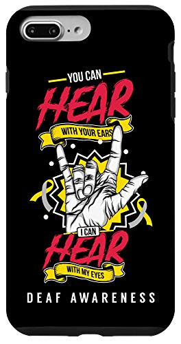 iPhone 7 Plus-8 Plus Deaf Awareness Impairment Deafness Hearing Loss Warrior Case