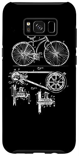 Galaxy S8- Vintage Retro Bicycle Bike Patent Print Gift For Cyclist Case