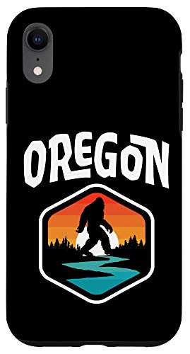 iPhone XR Oregon Vintage Bigfoot Outdoor and State Pride Nature Case