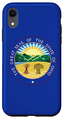 iPhone XR State of Ohio Seal Flag - I Love my Home Country Case