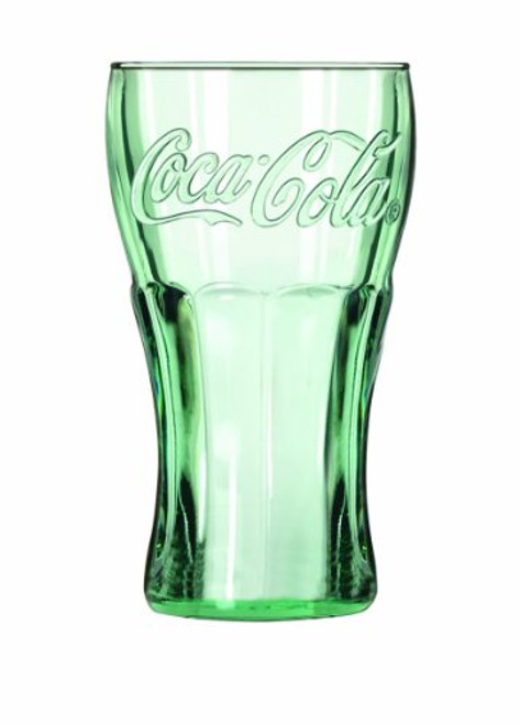 Coca Cola Mcdonalds Coke Genuine Glass Cup Tumbler Libbey 16-75oz-495ml Georgia Green