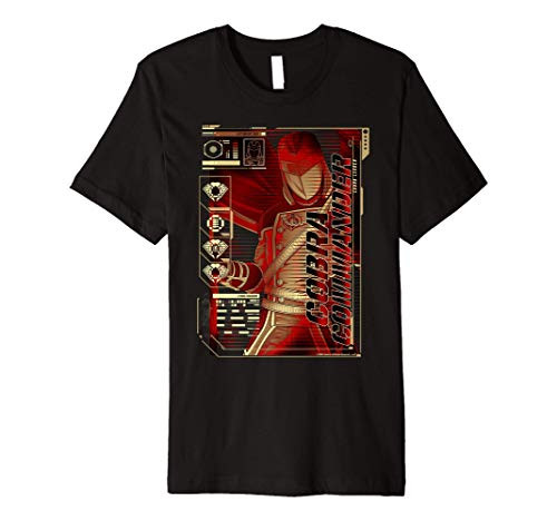 G-I- Joe Cobra Commander Schematic Premium T-Shirt
