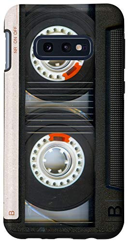 Galaxy S10e Vintage Cassette Tape Classic Retro Old Fashion Black Case