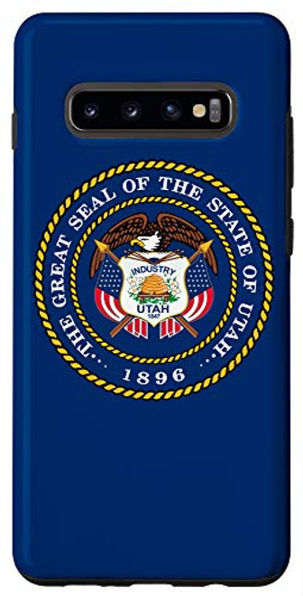 Galaxy S10- State of Utah Seal Flag - I Love my Home Country Case