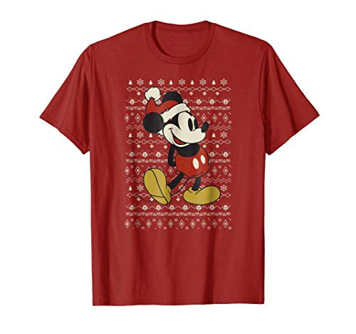 Disney Vintage Mickey Mouse Christmas T-Shirt