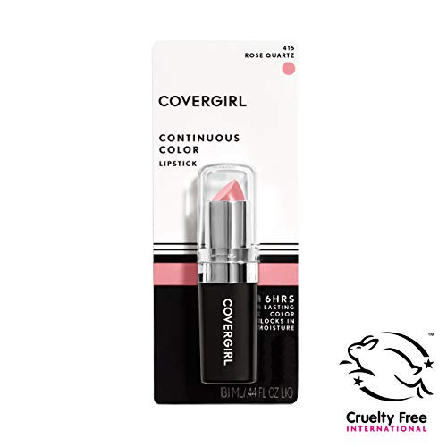 COVERGIRL Continuous Color Lipstick Rose Quartz 415, .13 oz (packaging may vary)