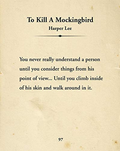 Harper Lee Quote Wall Decor Art Print - 8x10 unframed typography book page print - great gift for book and literary fans Harper Lee Quote Wall Decor Art Print - 8x10 unframed typography book page print - great gift for book and literary fans
