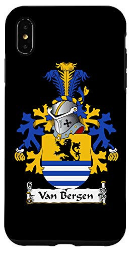 iPhone XS Max Van Bergen Coat of Arms - Family Crest Case