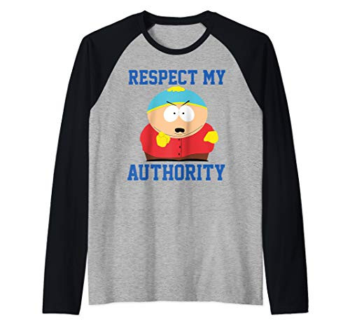 South Park Group Shot With Wood Sign Raglan Baseball Tee