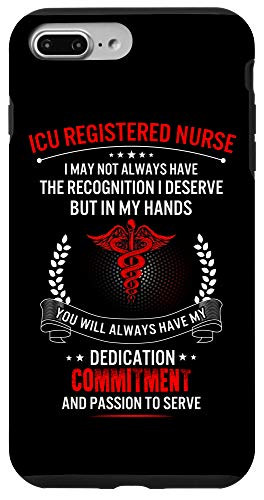 iPhone 7 Plus-8 Plus ICU Registered Nurse Week My Hands Have Passion Case