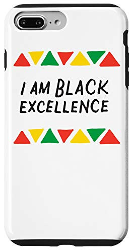 iPhone 7 Plus-8 Plus I Am Black Excellence Proud African American History Month Case