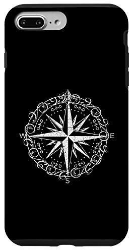 iPhone 7 Plus-8 Plus Compass Nautical Sailor Sailboats Captain Ships Sailing Case