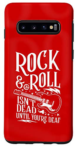 Galaxy S10 Funny Rock n Roll Music Quote  Classic Rock Fan Concert Case