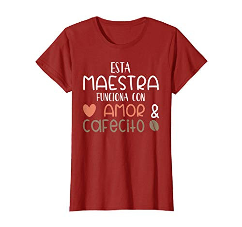 Womens Maestra Amor Cafecito Bilingual Spanish Teacher Gifts T-Shirt Womens Maestra Amor Cafecito Bilingual Spanish Teacher Gifts T-Shirt