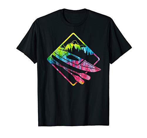 Tie Dye Kayak Canoe Boat T-Shirt