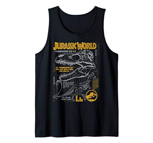 Jurassic World 2 T-Rex Digital System Breakdown Tank Top