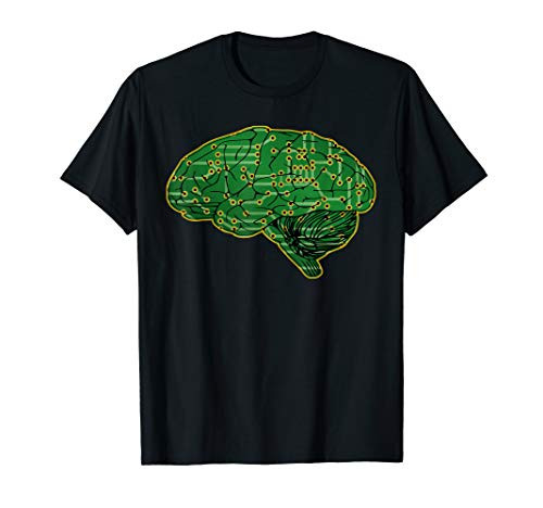 Neurologist Gifts - PCB Green Circuit Board Digital Brain T-Shirt Neurologist Gifts - PCB Green Circuit Board Digital Brain T-Shirt
