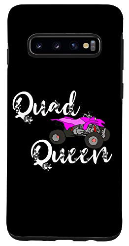 Galaxy S10 Quad Queen ATV Quad Biker Girl Driving Four Wheeler Bikes Case