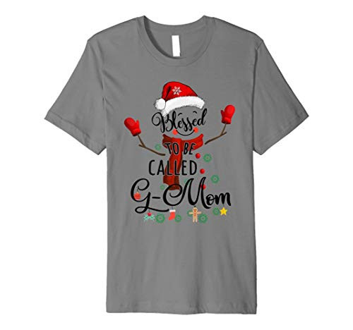 Grandma tee - Blessed to be called G-mom Snowman Premium T-Shirt