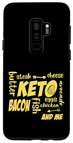 Galaxy S9- Keto Diet Protein Low Carb Fat Diet Fitness Ketogenic Gift Case