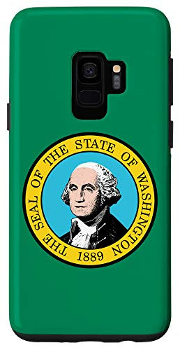 Galaxy S9 State of Washington Flag  Washington Flag  Seal of the State Case