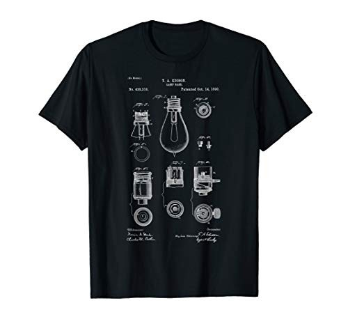 Electrician Light Bulb Electricity Electrical Engineers gift T-Shirt