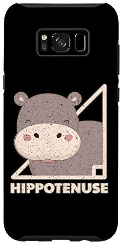 Galaxy S8- Funny Hippo Hippotenuse Vintage Animal Lovers Gift Case
