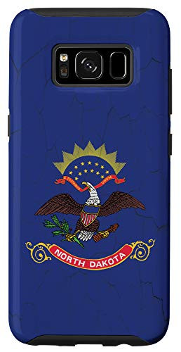 Galaxy S8 North Dakota Flag ND Grunge Wall Case