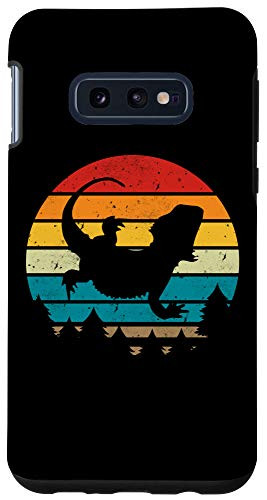 Galaxy S10e Vintage Bearded Dragon Retro Lizard Lover Old School Classic Case