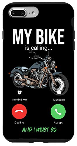 iPhone 7 Plus-8 Plus My Bike Is Calling Motorcycle Cruiser Biker Motorbike Case