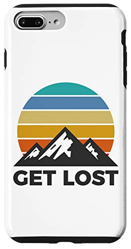 iPhone 7 Plus-8 Plus Get Lost - Hiking Outdoor Lover Mountains Hiker Case