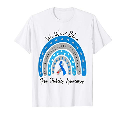 In November We wear Blue for Diabetes Awareness Month Gift T-Shirt In November We wear Blue for Diabetes Awareness Month Gift T-Shirt