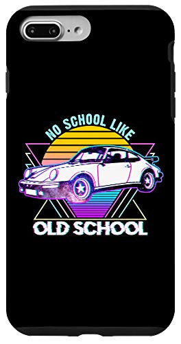 iPhone 7 Plus-8 Plus No School like Old School Classic Car Retro 80s 90s Vintage Case