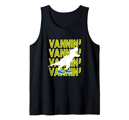 VANNIN T-Rex Retro Vanner Vanning Nation Van Culture Tank Top