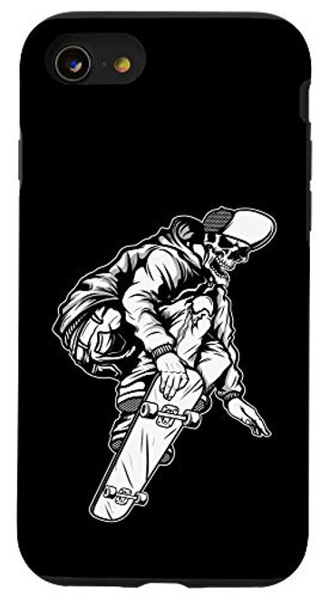 iPhone SE -2020- - 7 - 8 Skateboarding Skater Skate Board Skeleton Case iPhone SE -2020- - 7 - 8 Skateboarding Skater Skate Board Skeleton Case