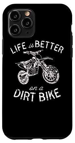 iPhone 11 Pro Life Is Better On A Dirt Bike - Motocross and Motorcycle Rider Case
