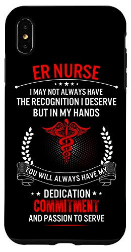 iPhone XS Max ER Nurse Week My Hands Have Passion Case