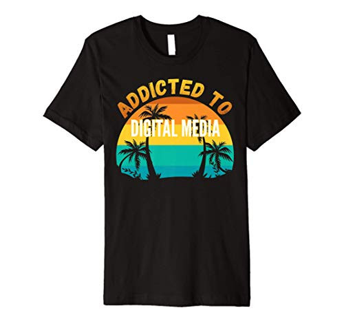 College Studies  Addicted to Digital Media Premium T-Shirt