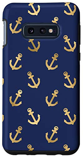 Galaxy S10e Dark Blue Navy Ship Anchor Boat Case