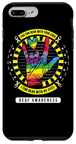 iPhone 7 Plus-8 Plus Deaf Awareness Can Hear Deafness Hearing Loss Warrior Case