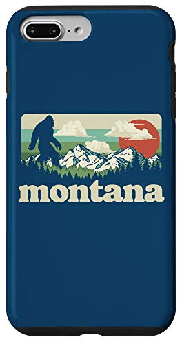 iPhone 7 Plus-8 Plus Montana Bigfoot Nature and Outdoor Vintage Mountains Retro Case