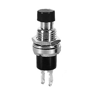 Femitu Spst Push Button Switch Black Momentary-Off- Normally Closed