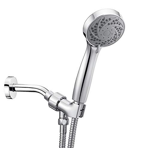 Titanker Handheld Shower Head  3 Spray Settings High Pressure Shower Heads  Removable Hand Held Showerhead with Stainless Steel Hose and Adjustable Br