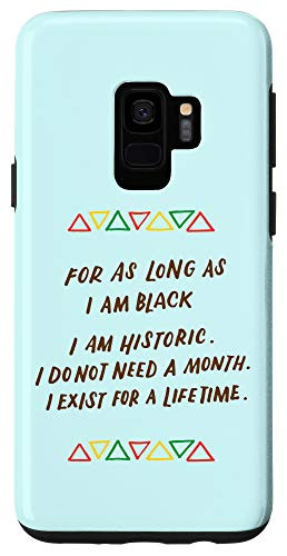 Galaxy S9 Black History Month For As Long As I Am Black Pride Protest Case