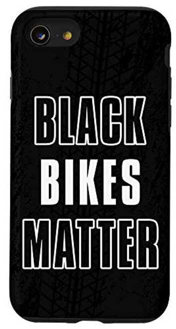 iPhone SE -2020- - 7 - 8 Funny Black Bike Matters Motocross Ride Dirt Bike Rider Gift Case