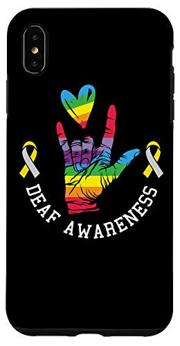 iPhone XS Max Deaf Awareness Aware Heard Deafness Hearing Loss Warrior Case