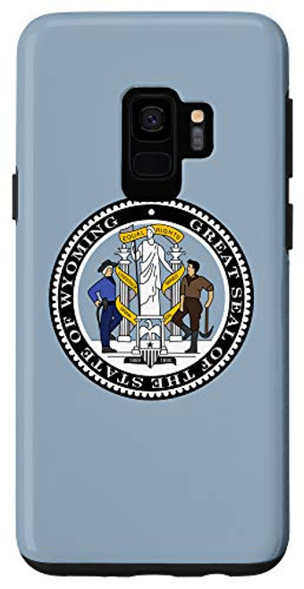 Galaxy S9 State of Wyoming Seal Flag - I Love my Home Country Case Galaxy S9 State of Wyoming Seal Flag - I Love my Home Country Case