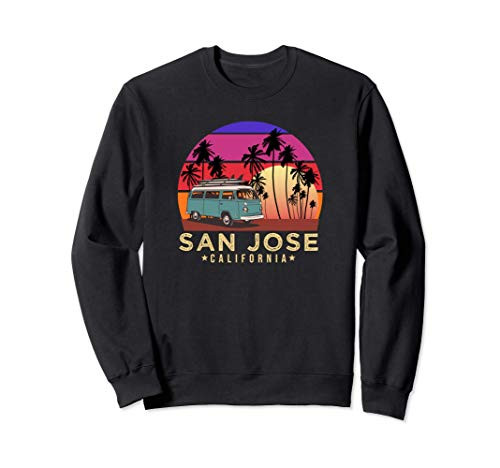 California San Jose Vintage Van Surfer Sweatshirt