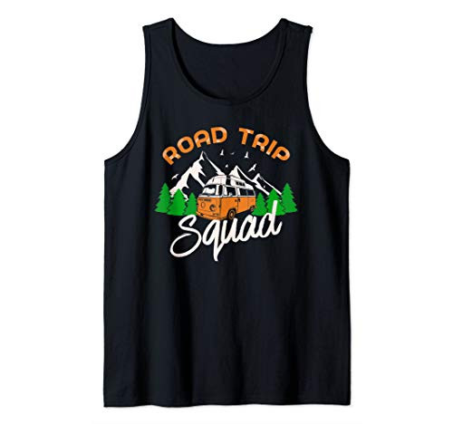 Digital Nomad Wanderlust Travel Road Trip Squad Tank Top