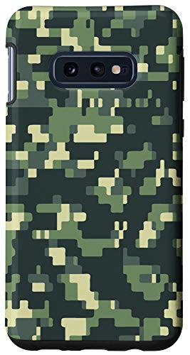 Galaxy S10e Green Camo Digital Camouflage Hunter Military Case